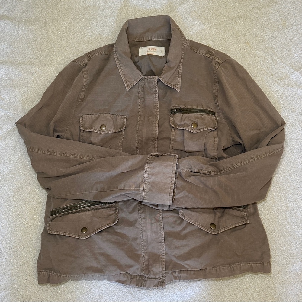 J. Crew Brown Bomber Jacket